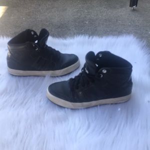 Adidas Black High Top Shoes Size 4
